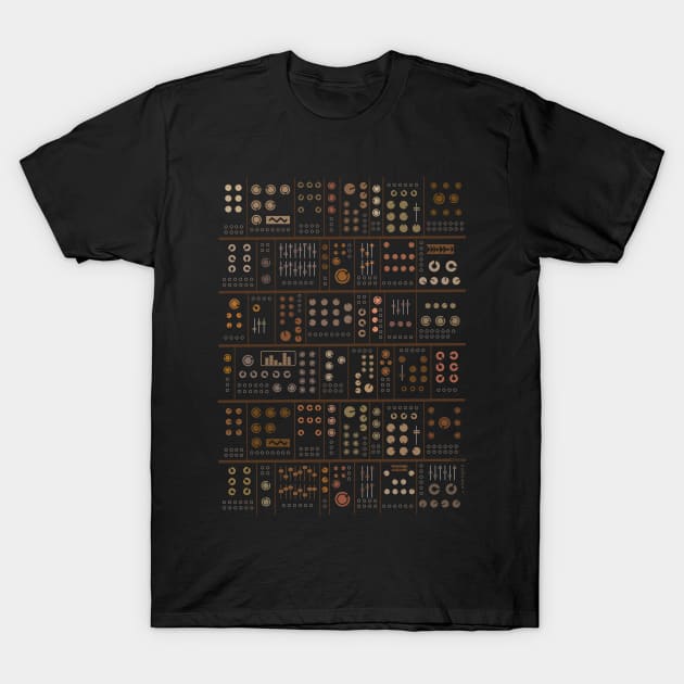 Modular Synthesizer T-Shirt by Mewzeek_T